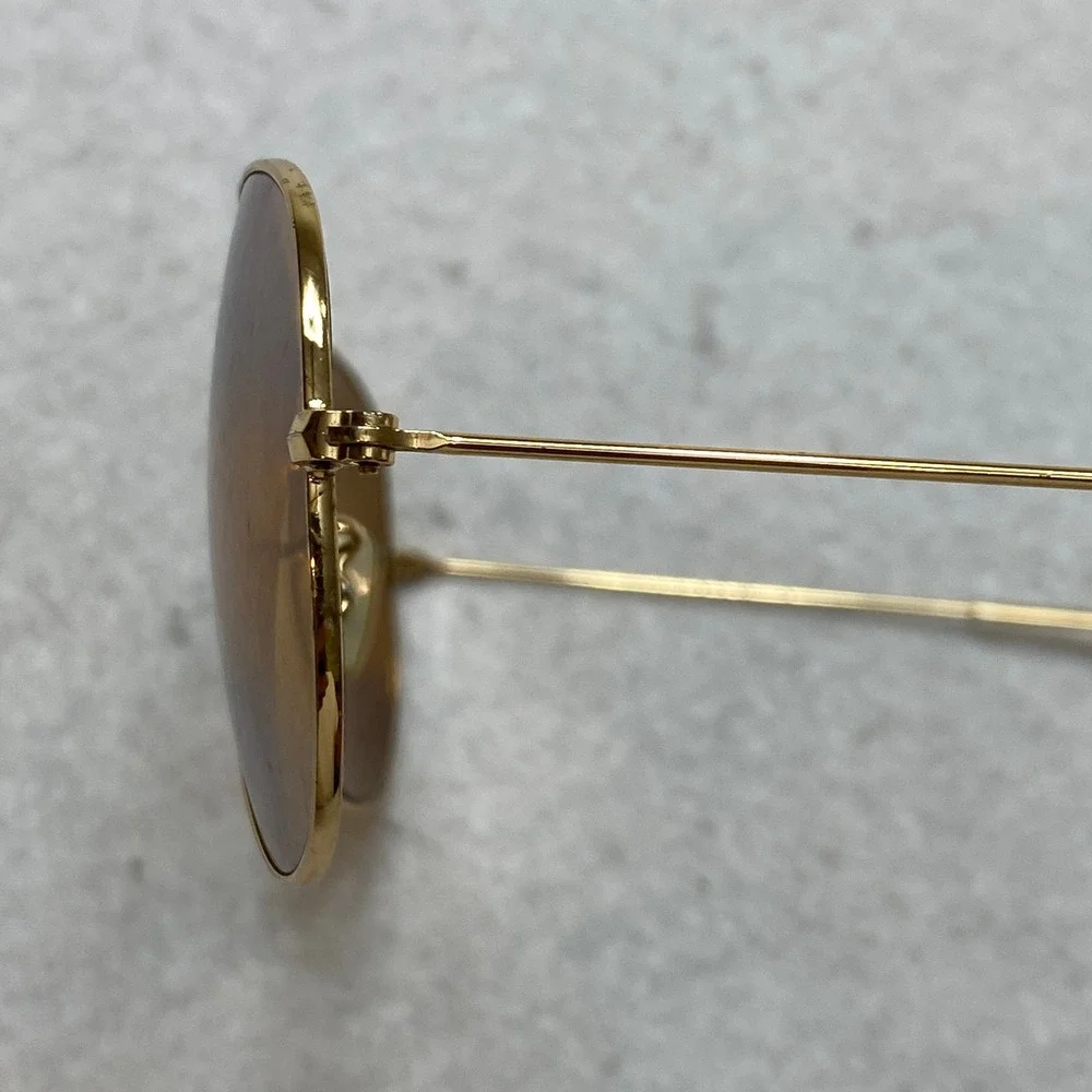 Ray-Ban RB3025 Aviator Sunglasses Mens Large Gold Brown Photochromic 58-14